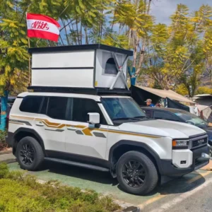 Factory Supply Automatic Electric Hard Shell Car Rooftop Tent for SUV Travel
