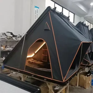 Factory Supply BIENTE BNT5701 Camping Triangle Aluminum Rooftop Tent Oxford Fabric Waterproof Fully Automatic Four Season Double