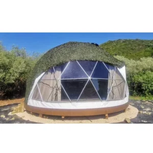 Factory Supply Desert Belt Geodesic Dome Tent for Holiday Resort
