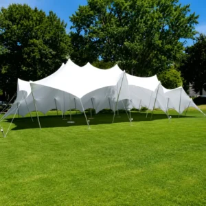 Factory Supply Outdoor Event Stretch Tent Waterproof UV Resistant Custom Canopy Tent for Wedding Party Camping