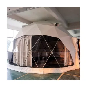 Factory Supply PVC Waterproof Geodesic Dome Tent 8m Hotel Glamping