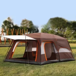 Factory Two Rooms Big Family Tents Camping Tents 4 6 8 10 Person Windproof Outdoor Tent