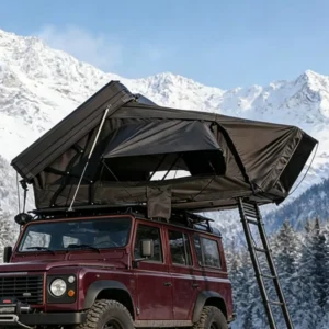 Factory Ultra Thin Hard Shell Side-Opening Aluminum Car Rooftop Tent RTT