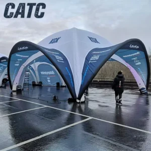 Factory Water Proof Custom Inflatable Tent Branded Air Dome Tenda for Outdoor Commercial Events Messezelte