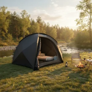 Factory Waterproof Dome Tent, Portable, Double Door, Four-Season, Large Space, Hiking
