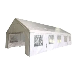 Factory Waterproof Easy-Setup Outdoor Wedding Party Tent with Removable Sidewalls, White