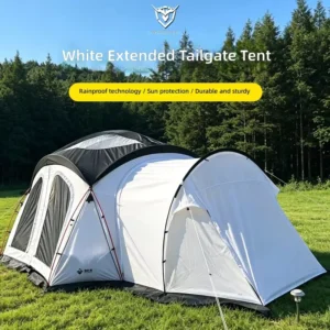 Factory White Space Fortress Car Rear Tent Large Waterproof Outdoor Camping Vehicle Gazebo Shelter
