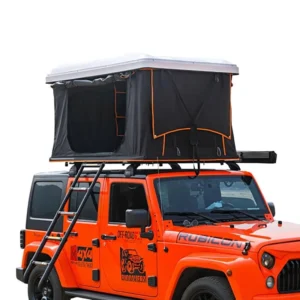 Factory direct ABS Hard shell Foldable Rooftop Tent for SUVs off road Vehicles Four season Double layer Outdoor Camping