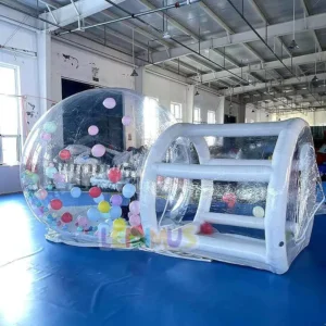 Family Camping Inflatable Transparent Bubble House Non-slip Base Dome Fast Charging Anti-leakage Portable Set