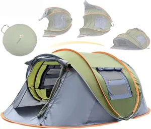 Family Camping Outdoor Waterproof 3-4 or 5-8 Person Portable Automatic Instant Dome Pop up Bed Tent