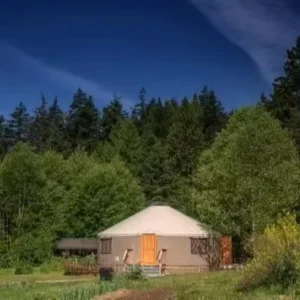 Family Camping Tent Waterproof Glmaping Resort Yurt House Canvas Living Yurt Tent