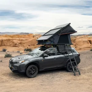 Family Factory 4×4 Aluminum Hard Shell Car Camping Roof Top Tent 4 Person