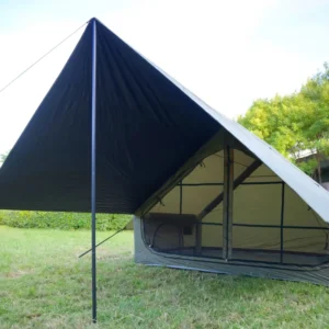 Family Gathering 6.3sqm Pro Inflatable Camping Tent Large Space with 1 Open-style Door & 2 air Vents