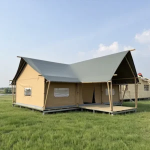 Family Use Two Bedroom Luxury Outdoor Glamping Tents Camping Tents High Quality Resort Accommodation Tent for Glamping Business