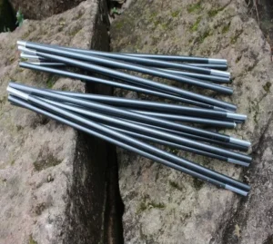 Fiberglass Folding Retractable Tent Tarp Support Rods Awning Frame Kit