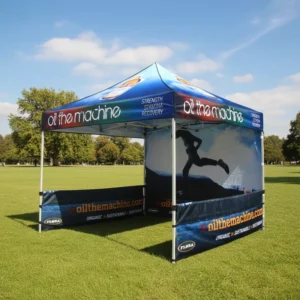 Fire Retardant UV Resistant Aluminum Frame Custom Logo Pop-up Canopy Tent