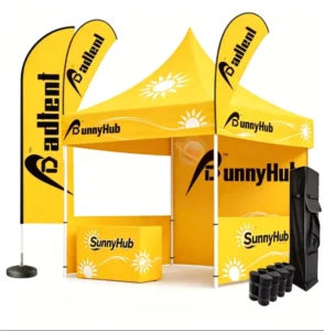 Fireproof Heavy Duty Oxford Cloth Pop up Gazebo Canopy with Custom Logo for Sports Meeting