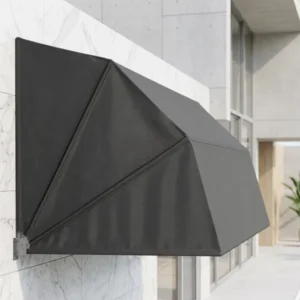 Fixed Shop Window Door Awning Waterproof Sunshade Half Round Dome French Style Residential Commercial Exterior Decoration Canopy