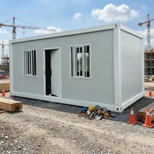 Flat Pack Container House Anti Wind Prefab Modular House Mining Camp Construction Site Staff Dormitory Office
