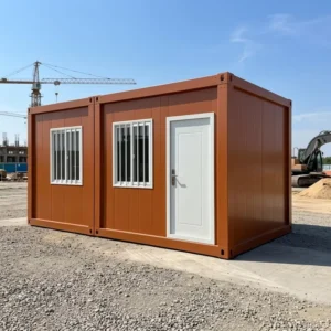 Flat Pack Expandable Sandwich Panel Container Modular Prefab Building for Enterprise Temporary Exhibition Hall & Site Office