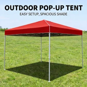 Fold Four-season Water Resistant Camouflage Gazebo Tent Canopy 2×2 3×3 Pop-up Square Single Layer PVC Cover Outdoor