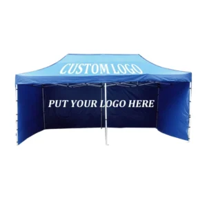 Foldable 10 x 10 ft Pop-Up Event Tent with Logo