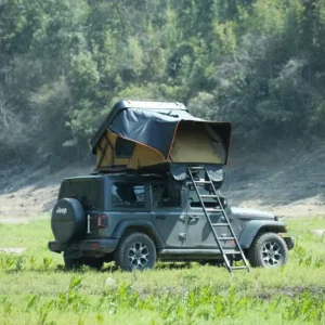 Foldable ABS Outdoor All Season 2 3 Person Side Open Camping Overland Hard Shell Roof Tent