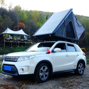 Foldable Car Awning Rooftop Tent 4×4 Offroad Hard Shell Sheet Metal