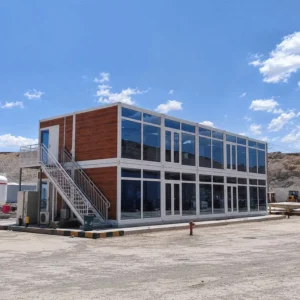 Foldable House 20Ft Modular Container House for Contractor Mining Camp Heavy Duty Steel Frame Fast Installation