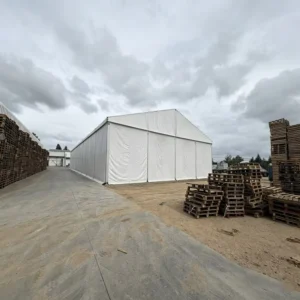 Foldable Movable Warehouse Tent Anti-Corrosion Industrial Outdoor Storage Canopy