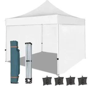 Foldable Pavilion Tent Anti Wind Sun Rain Protection Market Vendor Stall Shelter Trade Show Folding Canopy Tent