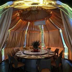Foldable Pc Cabins Super Bubble Dome Tent Inflatable Geodesic Dome Sunroom Glamping Igloo Tent Capsule Hotel Star Room for Sale