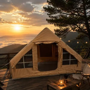 Foldable Portable Inflatable Tent with Fast Setup for Outdoor Camping Travel Tent