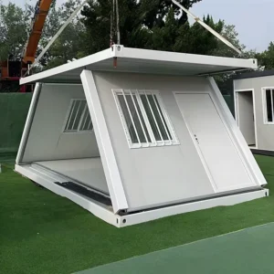 Foldable Prefab Container House Insulated Modular Emergency Shelter Disaster Relief Temporary Accommodation Government Project