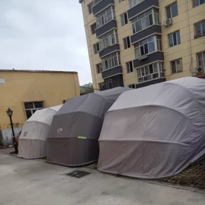 Foldable Retractable Outdoor Carport with Manual or Automatic Steel Structure