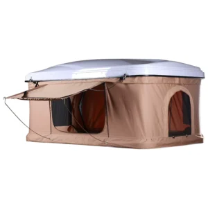 Foldable Single Layer Roof Tent SUV Self Driving Tours ABS Material Waterproof 3000mm Summer Use Quick Setup Large Oxford