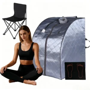 Foldable Spa Room Comfortable Soft Sit Workout Muscles Relaxing Use Portable Dry Far Infrared Sauna Tent