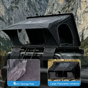 Foldable Waterproof Aluminum Hard Shell Side-Opening Car Rooftop Tent