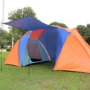 Folding Camping Three Rooms One Hall Tent Outdoor Party Tent Deluxe Tent
