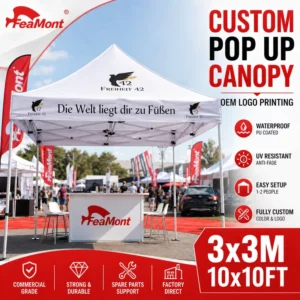 Folding Canopy Tent Waterproof Pop-Up Gazebo for Outdoor Market Event Trade Show Commercial Use OEM Supplier