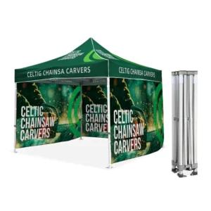 Folding Canopy Tent with 50mm Hex Aluminum Frame, 10×10/10×15/10×20 FT, Heavy Duty Trade Show