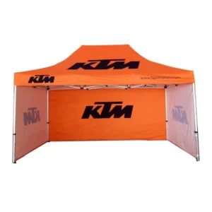Folding Canvas Marquee and Gazebo Easy Setup Wind Resistant Pop-Up Tent