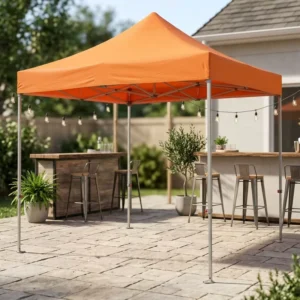 Folding Gazebos Outdoor Bar Flexible Space Layout Fold Shelter Water Repellent for Leisure and Social Occasions