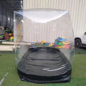 Folding Inflatable Motorcycle Bubble Cover Custom PVC Transparent Inflatable Bike Bubbles