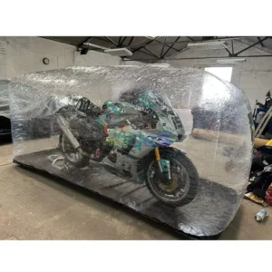 Folding Inflatable Transparent PVC Waterproof Bike Cover Bubble Inflatable Motorcycle Bubble Motorbike Shelter Tent