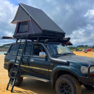 Folding Outdoor Hard Shell Rooftop Tent Oxford Fabric Four Season Waterproof UV Windproof Design Quick Setup