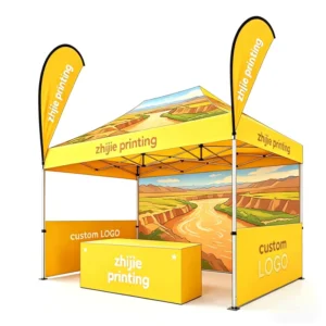 Folding Pop-Up Heavy-Duty Aluminum Frame Tent 3×3 3×6 Outdoor Trade Show Canopy