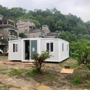 Folding Prefabricated Expandable Container House 20 ft 40 ft Modular Home with 2-3 Bedrooms