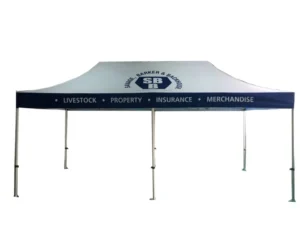 Folding Tent 10x20ft Heavy Duty Aluminum Alloy Waterproof Fire Retardant Custom Logo Outdoor Event Canopy