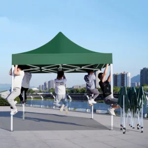 Folding Waterproof Outdoor Event Canopy Tent, 3-4 Person, Straight Bracing